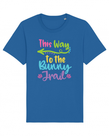 This way to the Bunny Trail Royal Blue