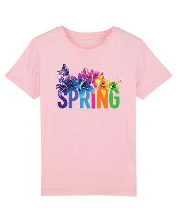 Floral spring Cotton Pink