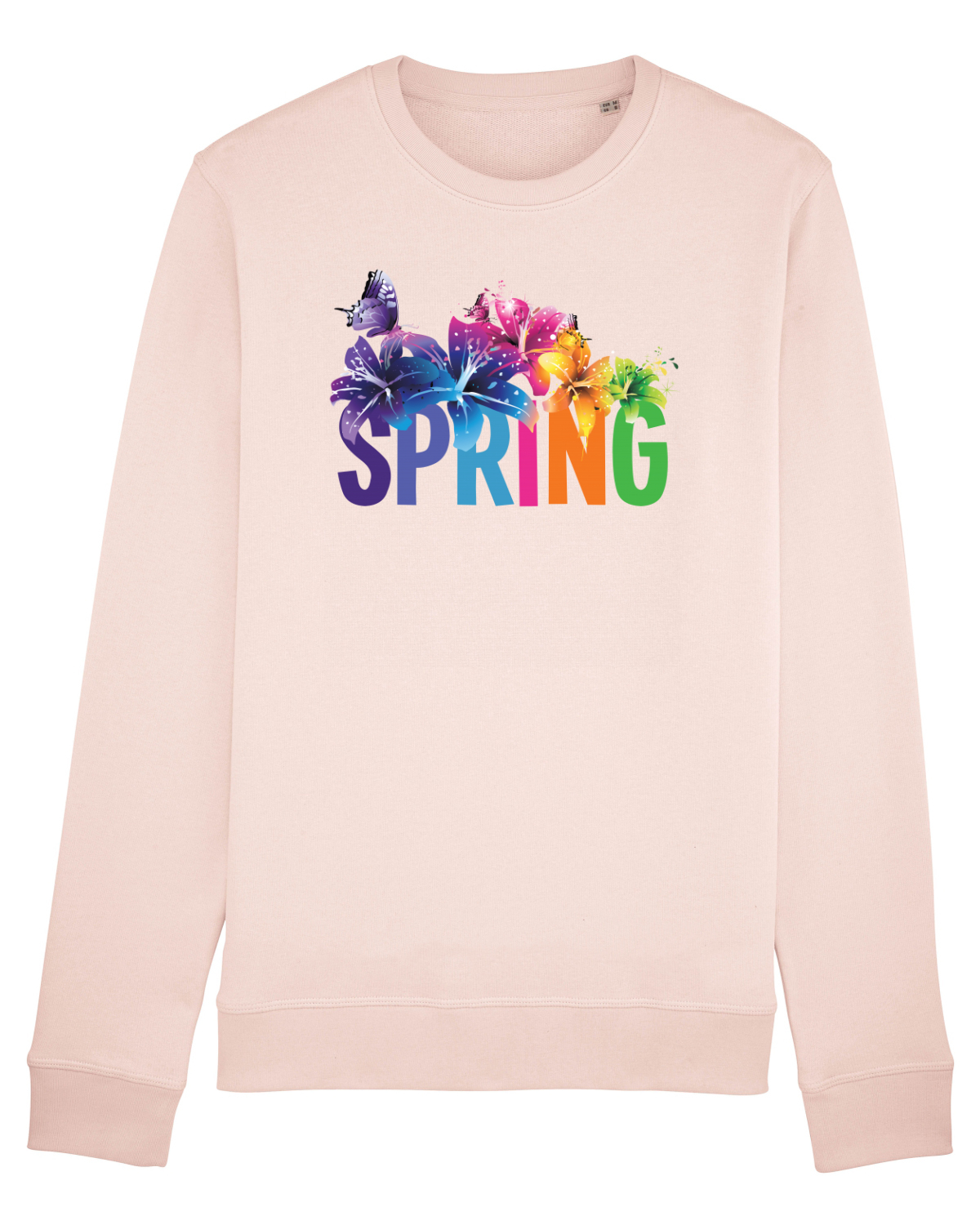 Bluză mânecă lungă Unisex Rise Candy Pink