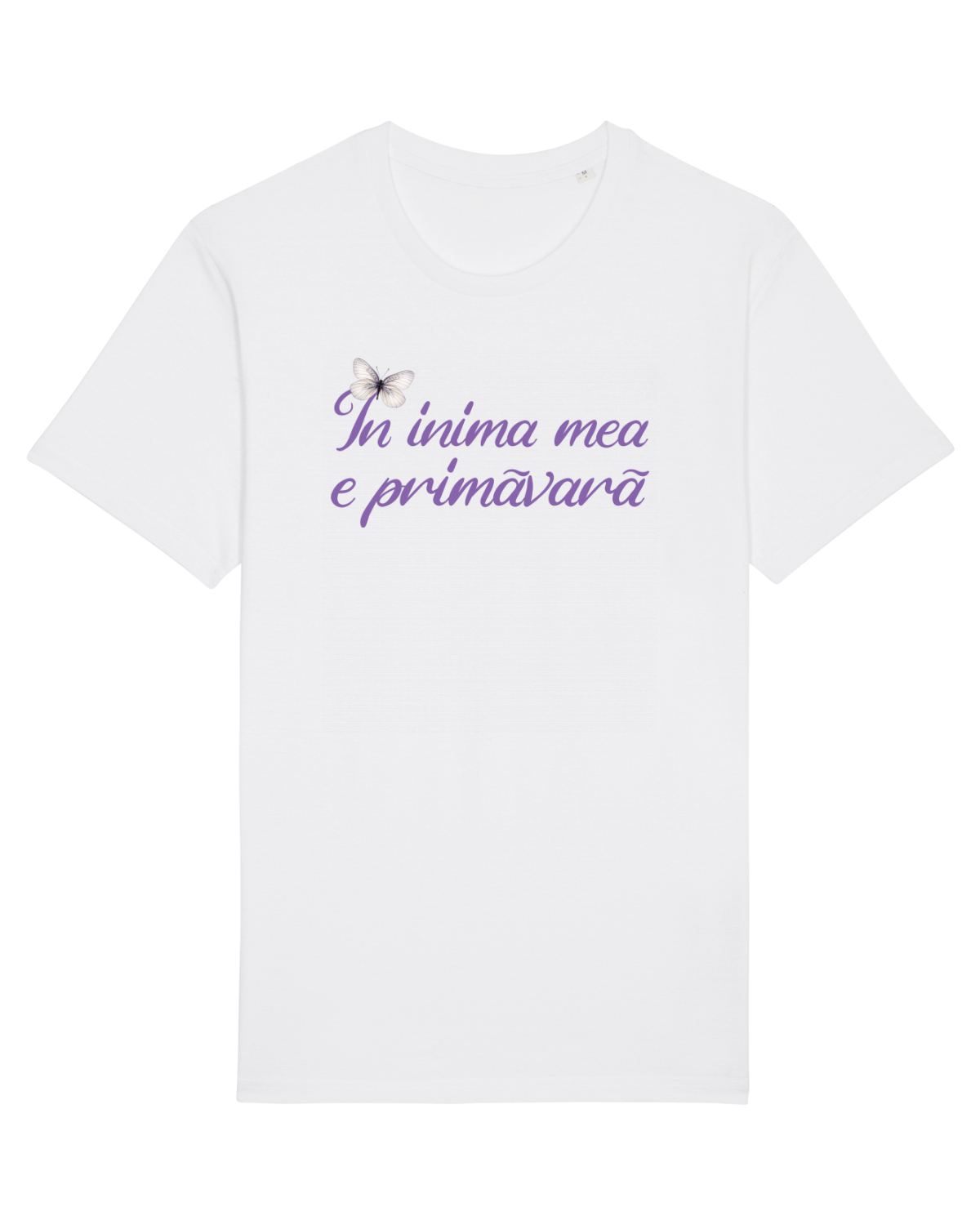 Tricou mânecă scurtă Unisex Rocker White