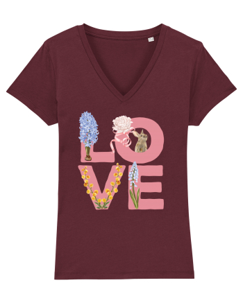 Spring love Burgundy