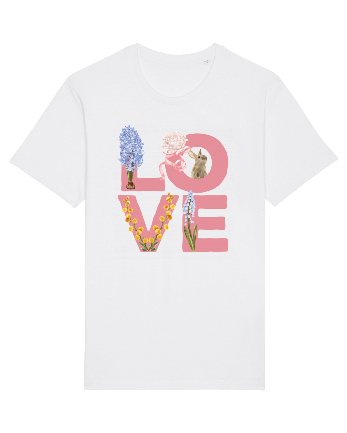 Tricou mânecă scurtă Unisex Rocker White