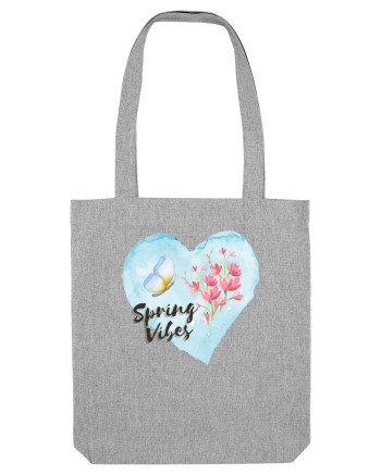 Spring vibes butterfly Heather Grey
