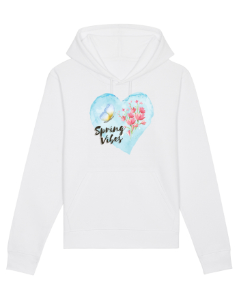 Spring vibes butterfly White