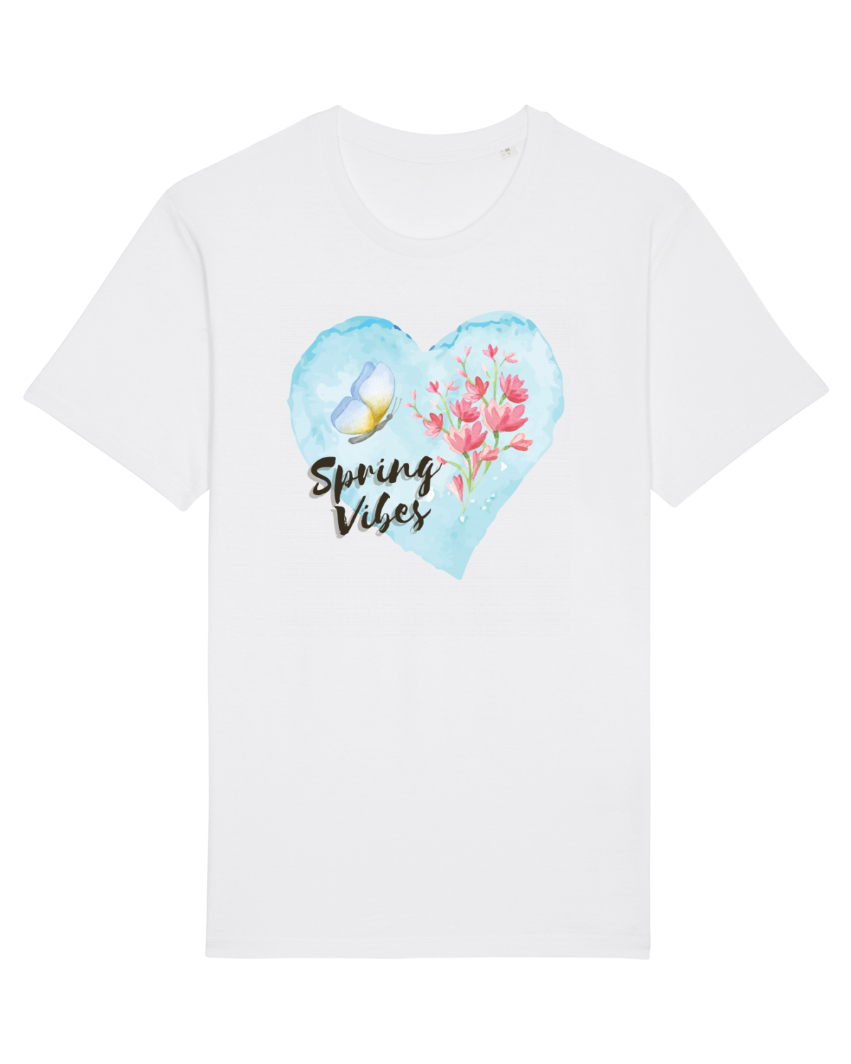 Tricou mânecă scurtă Unisex Rocker White