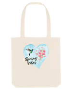 Spring vibes colibri Sacoșă textilă