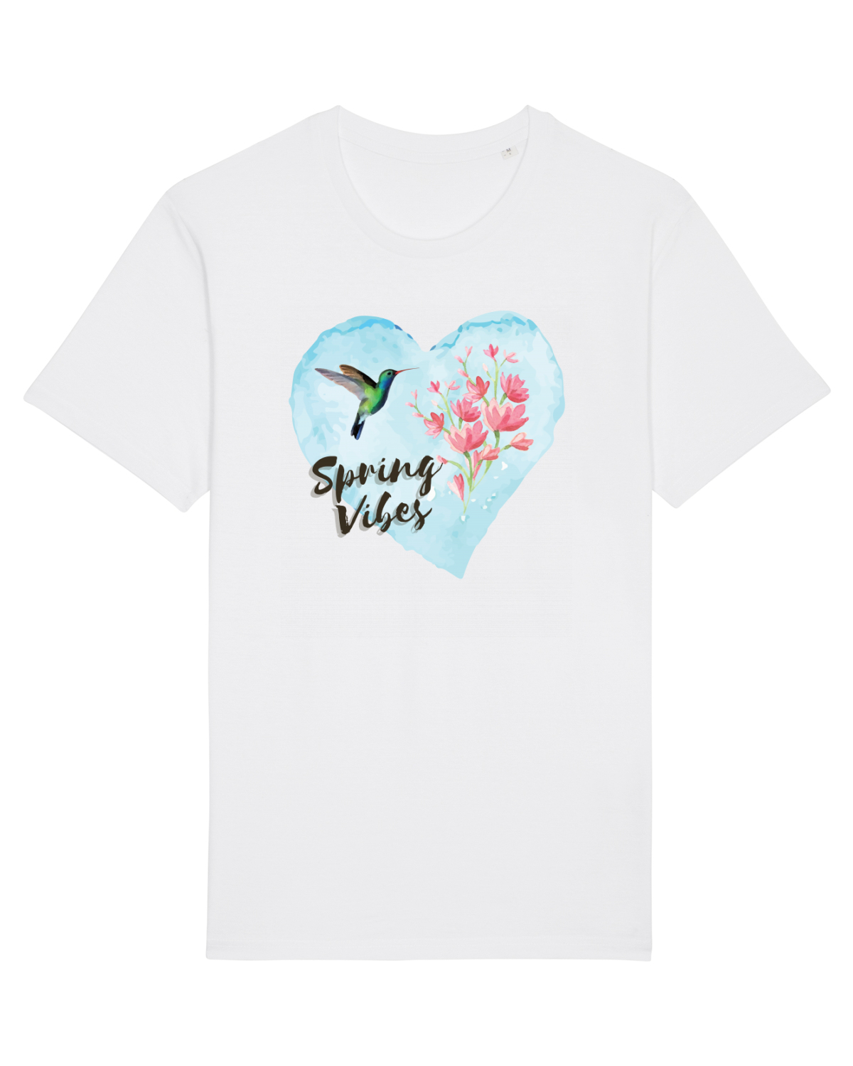Tricou mânecă scurtă Unisex Rocker White