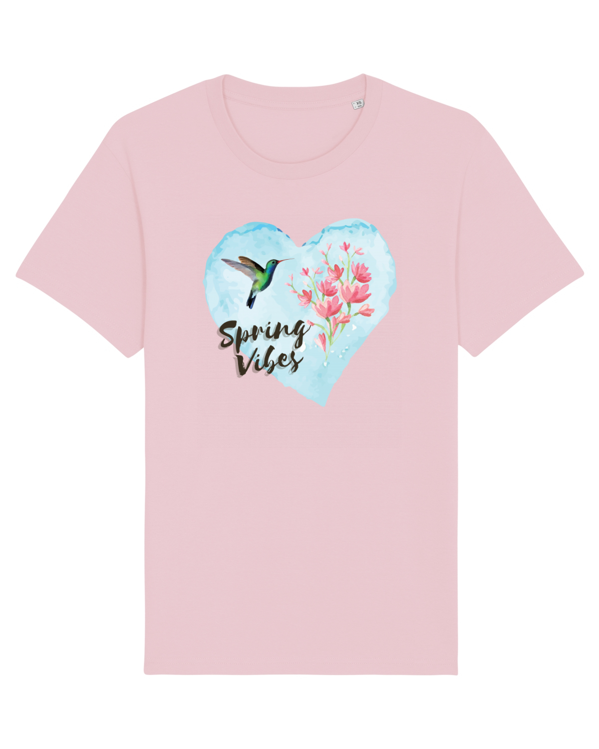 Tricou mânecă scurtă Unisex Rocker Cotton Pink