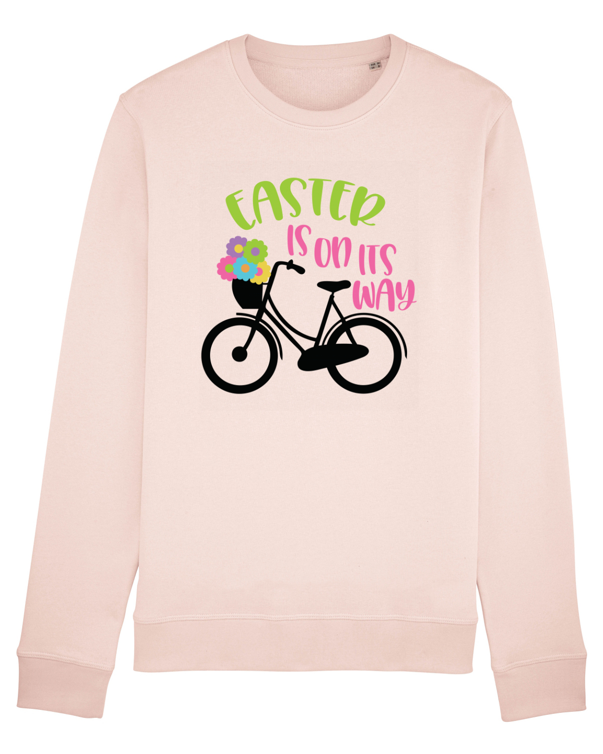 Bluză mânecă lungă Unisex Rise Candy Pink