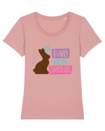 The Bunny has the Chocolate Tricou mânecă scurtă guler larg fitted Damă Expresser