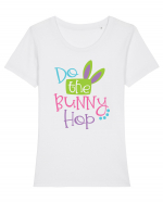 Do the Bunny Hop Tricou mânecă scurtă guler larg fitted Damă Expresser