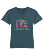 The Bunny Made Me Do It Tricou mânecă scurtă guler V Bărbat Presenter
