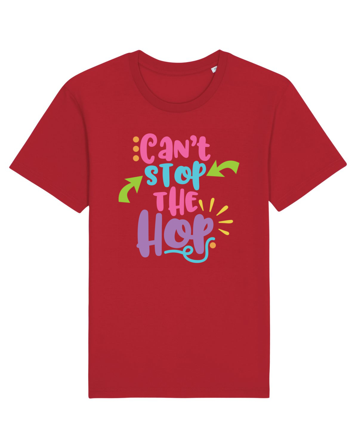 Tricou mânecă scurtă Unisex Rocker Red