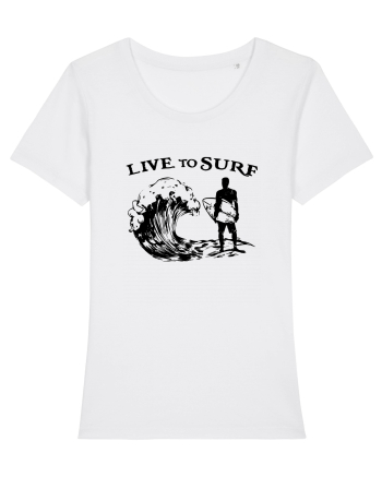 Live to Surf White