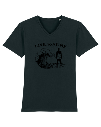 Live to Surf Black