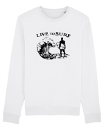 Live to Surf Bluză mânecă lungă Unisex Rise