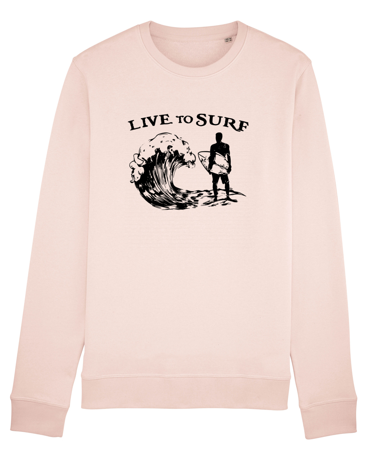 Bluză mânecă lungă Unisex Rise Candy Pink