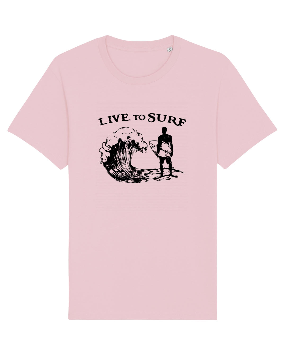 Tricou mânecă scurtă Unisex Rocker Cotton Pink