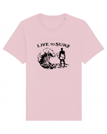 Live to Surf Cotton Pink