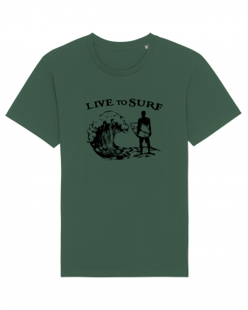 Live to Surf Bottle Green