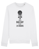 bad day anyone? Bluză mânecă lungă Unisex Rise