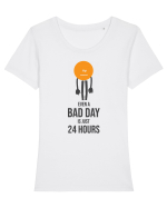 just another day Tricou mânecă scurtă guler larg fitted Damă Expresser