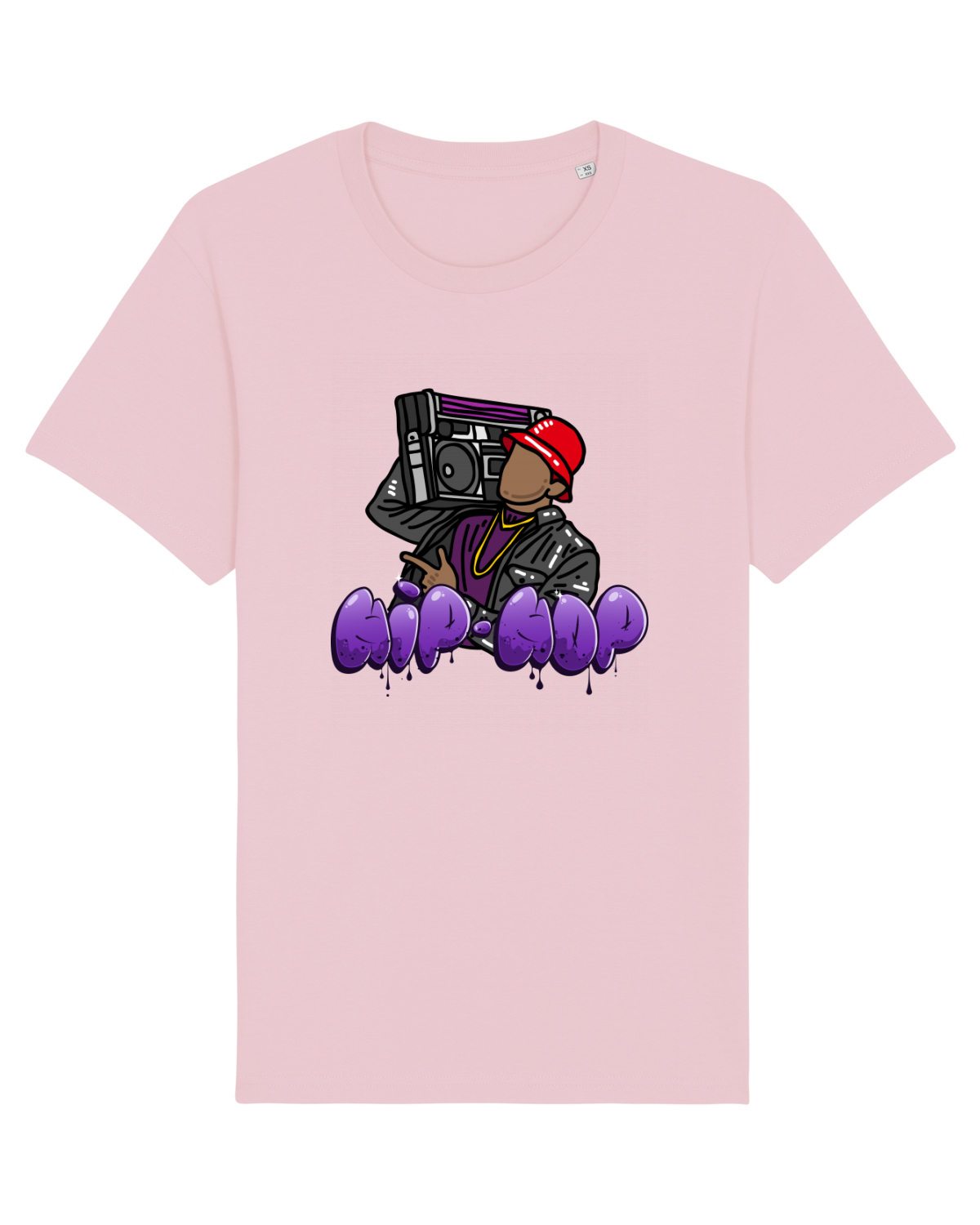 Tricou mânecă scurtă Unisex Rocker Cotton Pink