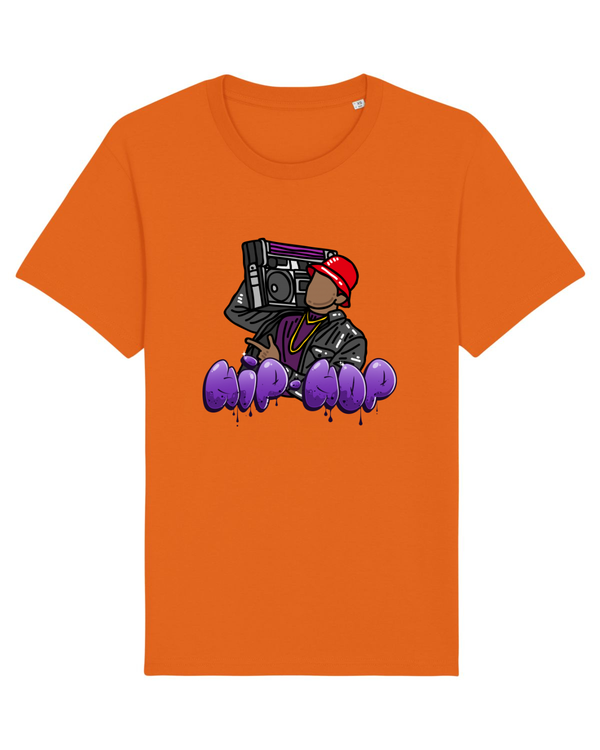 Tricou mânecă scurtă Unisex Rocker Bright Orange