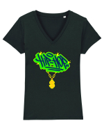 Hip-Hop And Rap Lovers Tricou mânecă scurtă guler V Damă Evoker