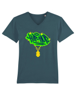 Hip-Hop And Rap Lovers Tricou mânecă scurtă guler V Bărbat Presenter