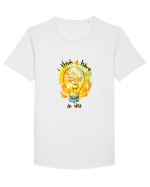 Light Bulb Tricou mânecă scurtă guler larg Bărbat Skater
