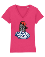 Hip-Hop And Rap Lovers Tricou mânecă scurtă guler V Damă Evoker