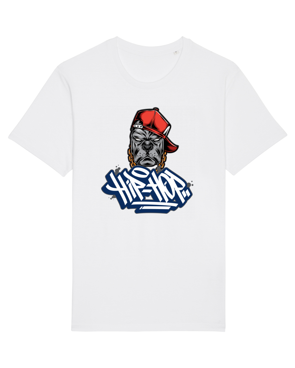 Tricou mânecă scurtă Unisex Rocker White