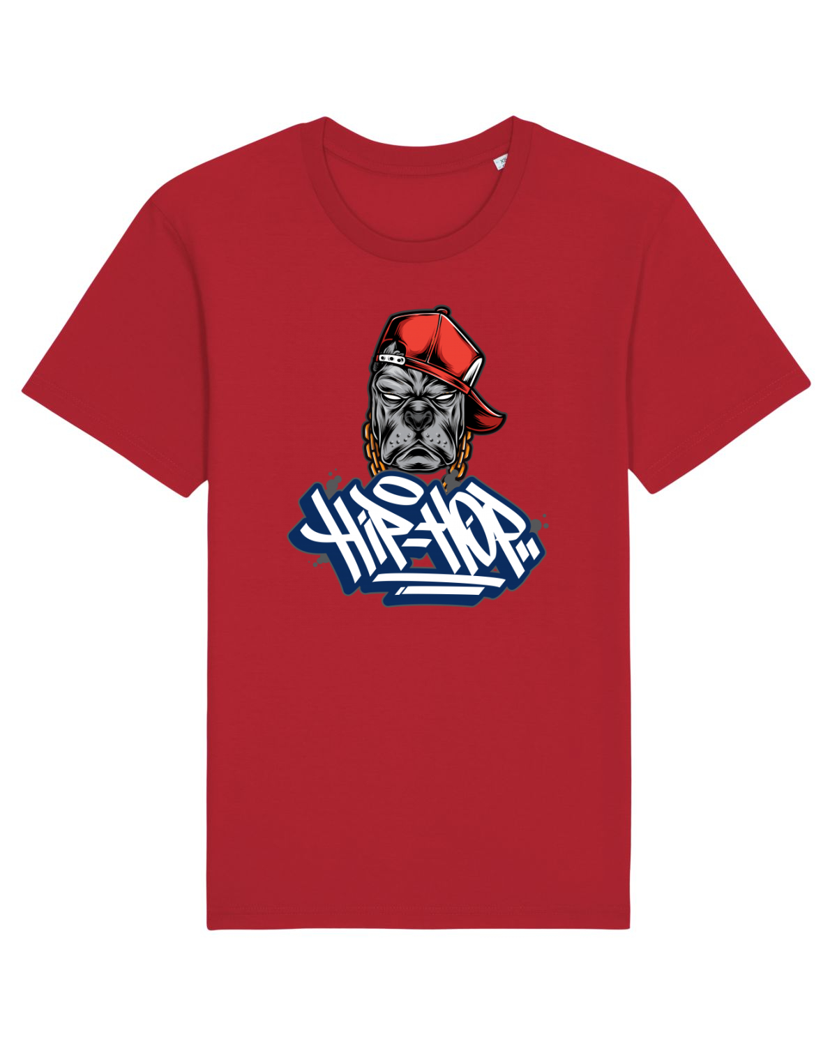 Tricou mânecă scurtă Unisex Rocker Red