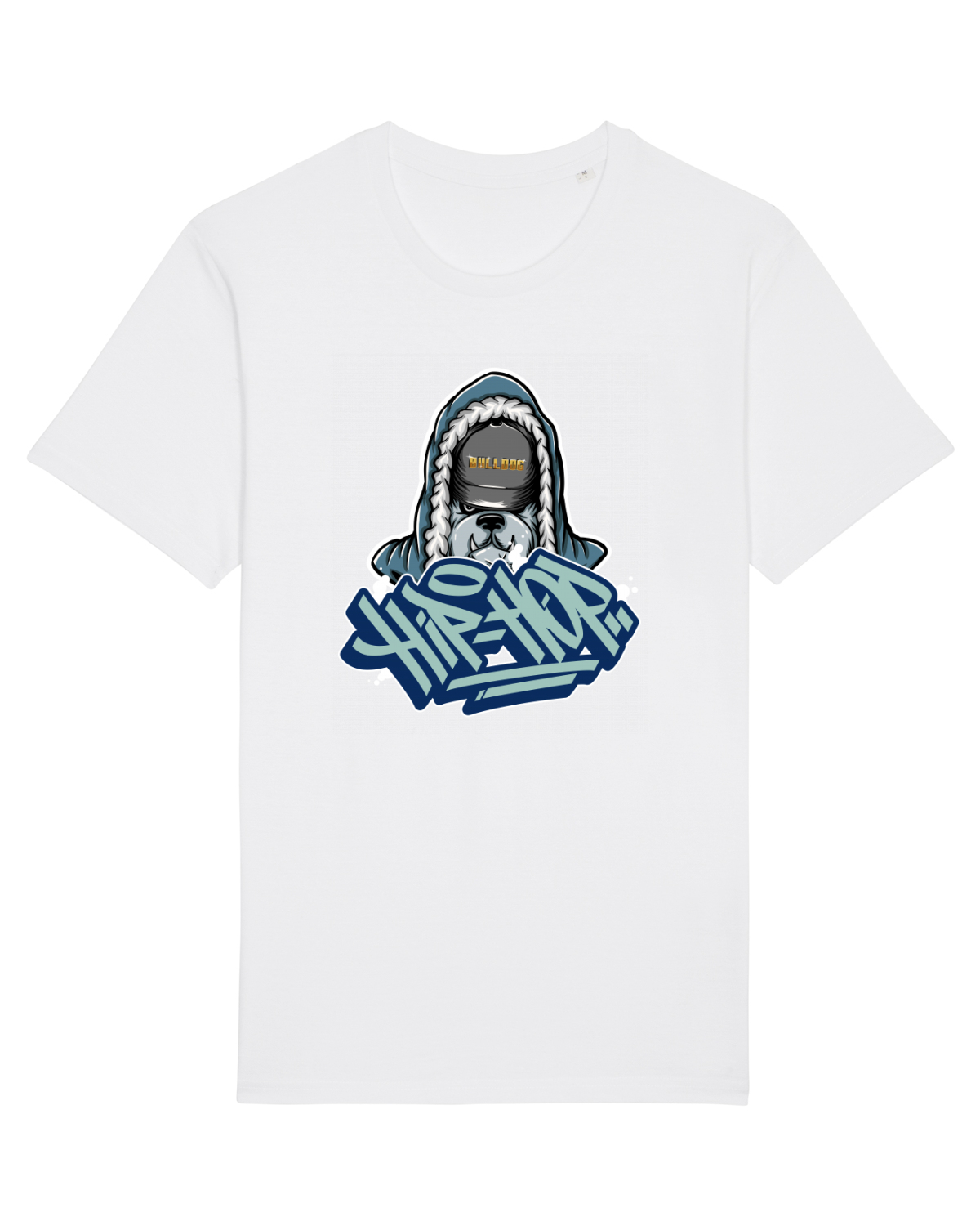 Tricou mânecă scurtă Unisex Rocker White