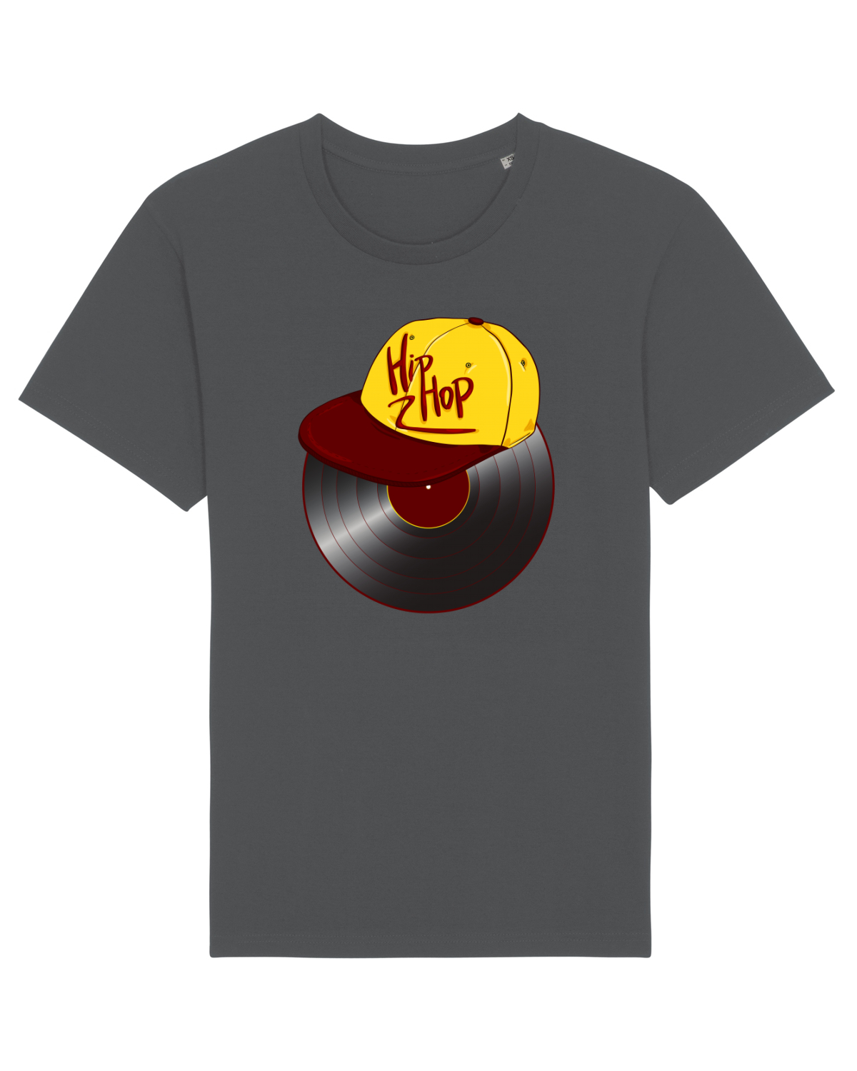 Tricou mânecă scurtă Unisex Rocker Anthracite