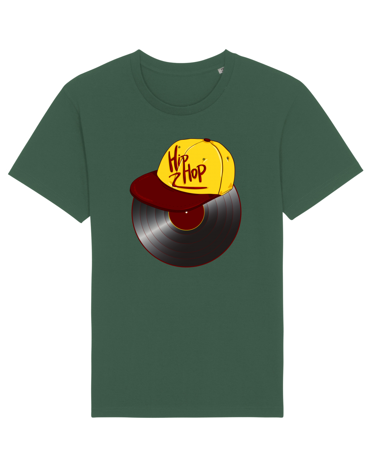 Tricou mânecă scurtă Unisex Rocker Bottle Green
