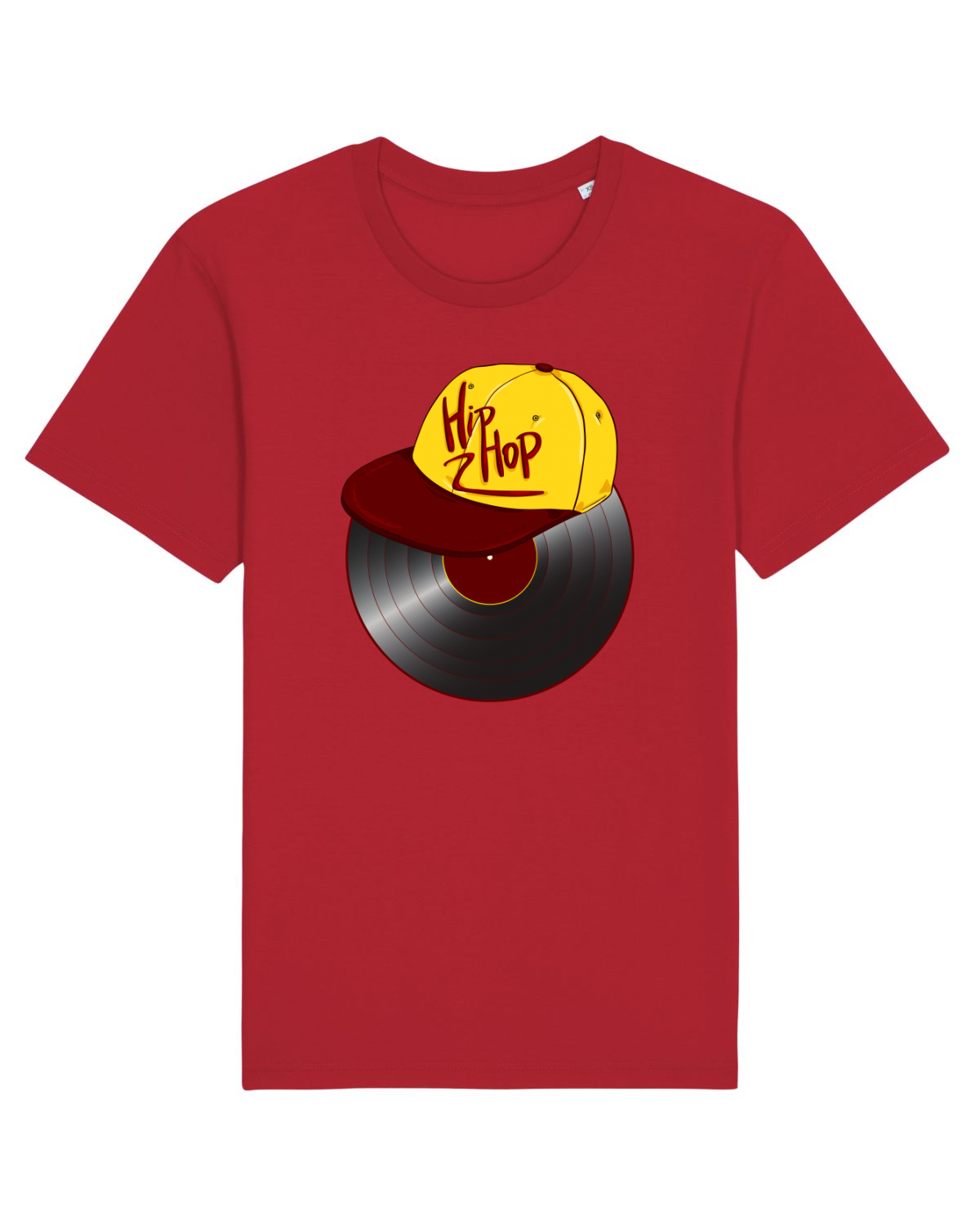 Tricou mânecă scurtă Unisex Rocker Red