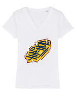 Hip-Hop And Rap Lovers Tricou mânecă scurtă guler V Damă Evoker