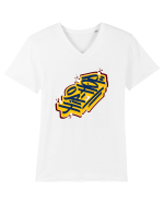Hip-Hop And Rap Lovers Tricou mânecă scurtă guler V Bărbat Presenter