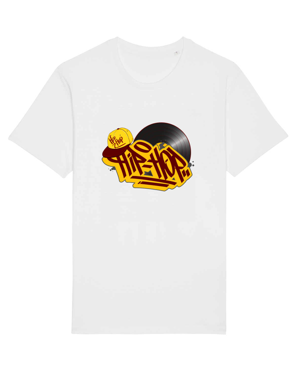 Tricou mânecă scurtă Unisex Rocker White