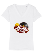 Hip-Hop And Rap Lovers Tricou mânecă scurtă guler V Damă Evoker