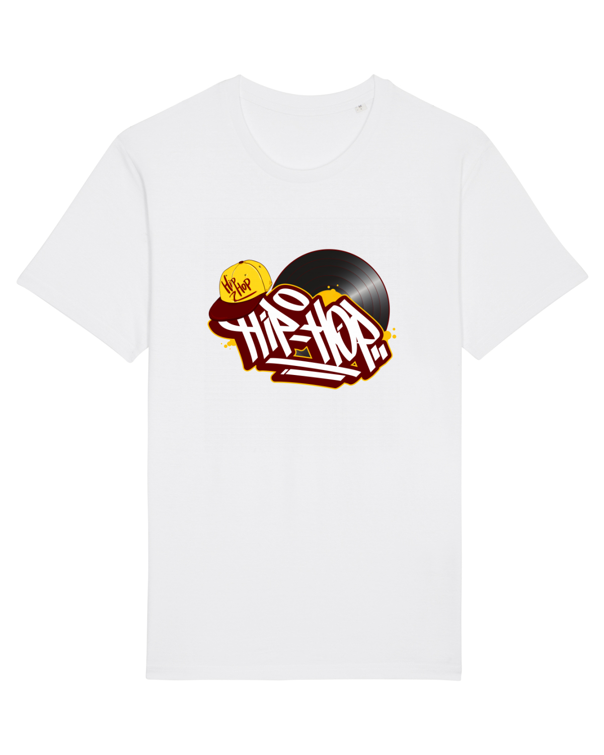 Tricou mânecă scurtă Unisex Rocker White