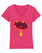Hip-Hop And Rap Lovers Tricou mânecă scurtă guler V Damă Evoker