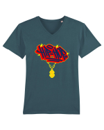 Hip-Hop And Rap Lovers Tricou mânecă scurtă guler V Bărbat Presenter