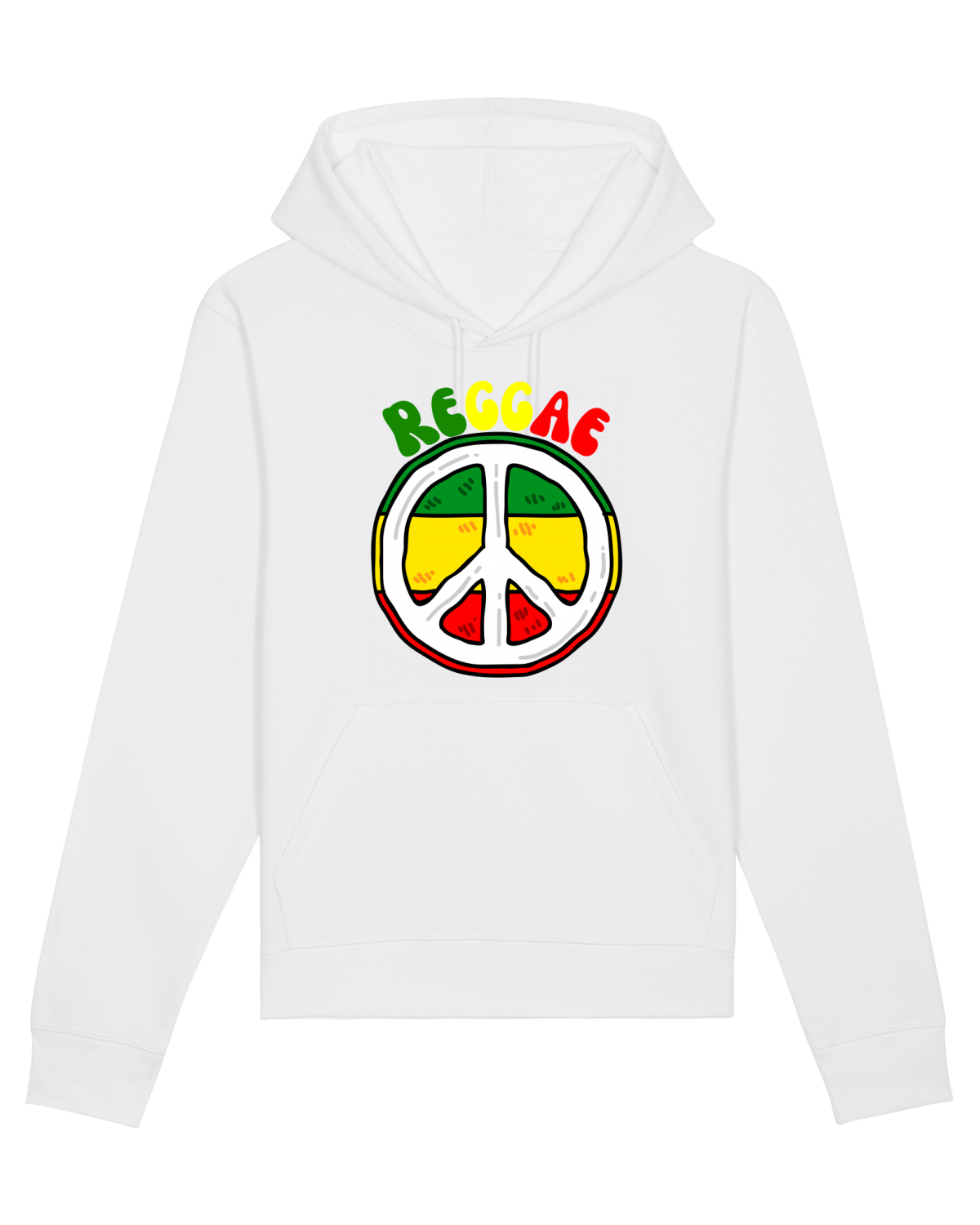 Hanorac Unisex Drummer White