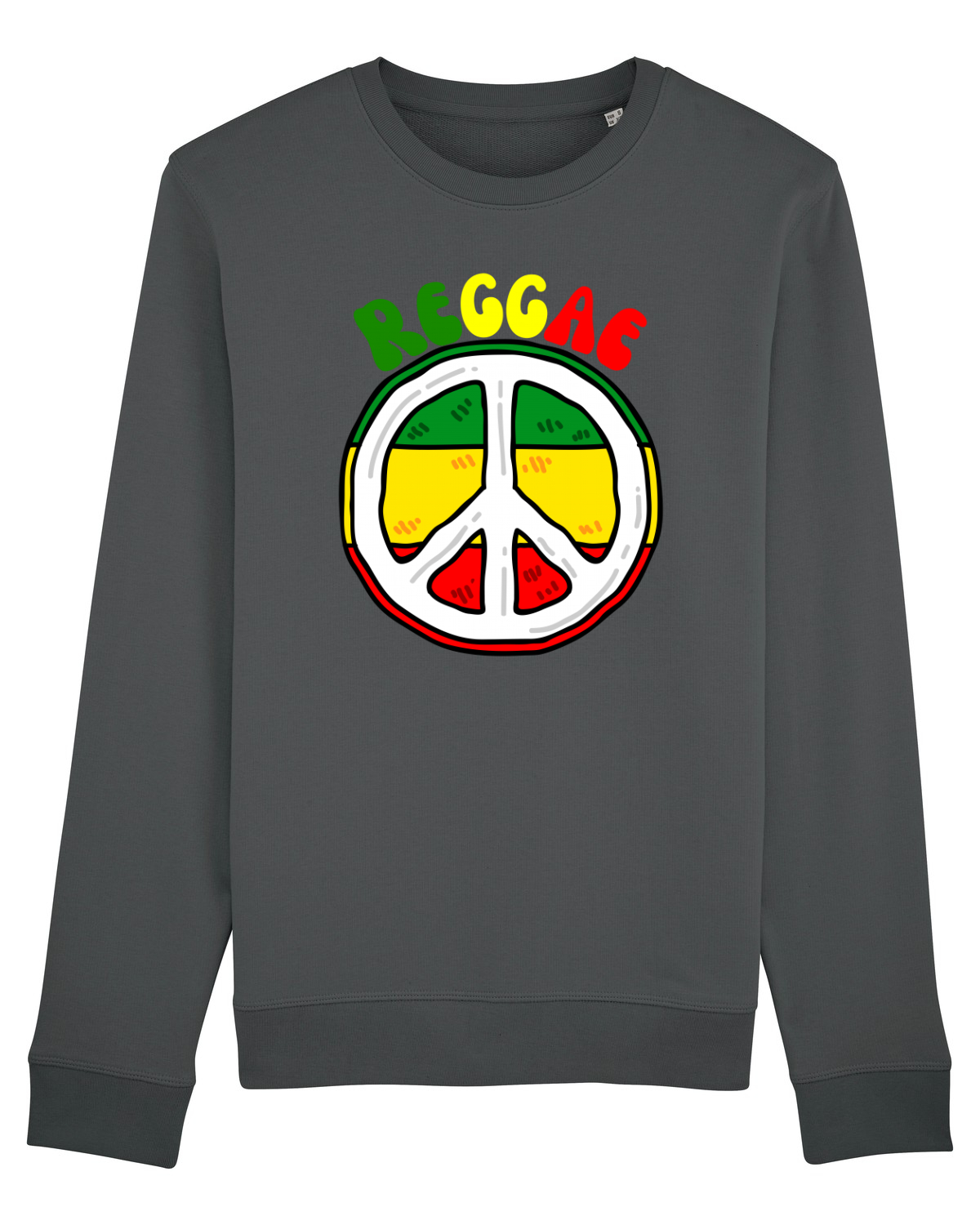 Bluză mânecă lungă Unisex Rise Anthracite
