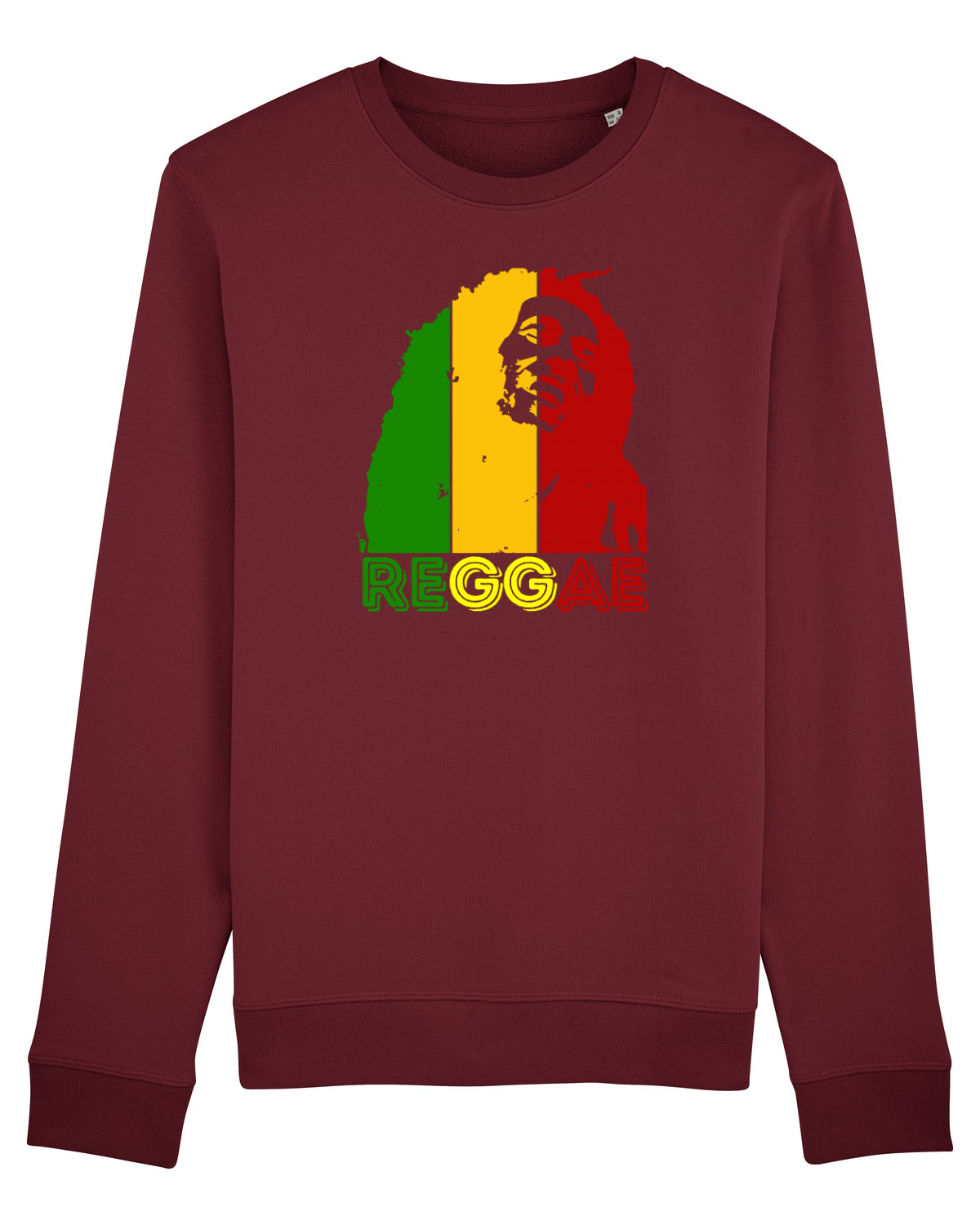 Bluză mânecă lungă Unisex Rise Burgundy