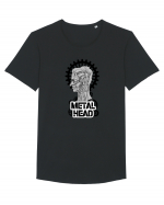 Metal Head Tricou mânecă scurtă guler larg Bărbat Skater