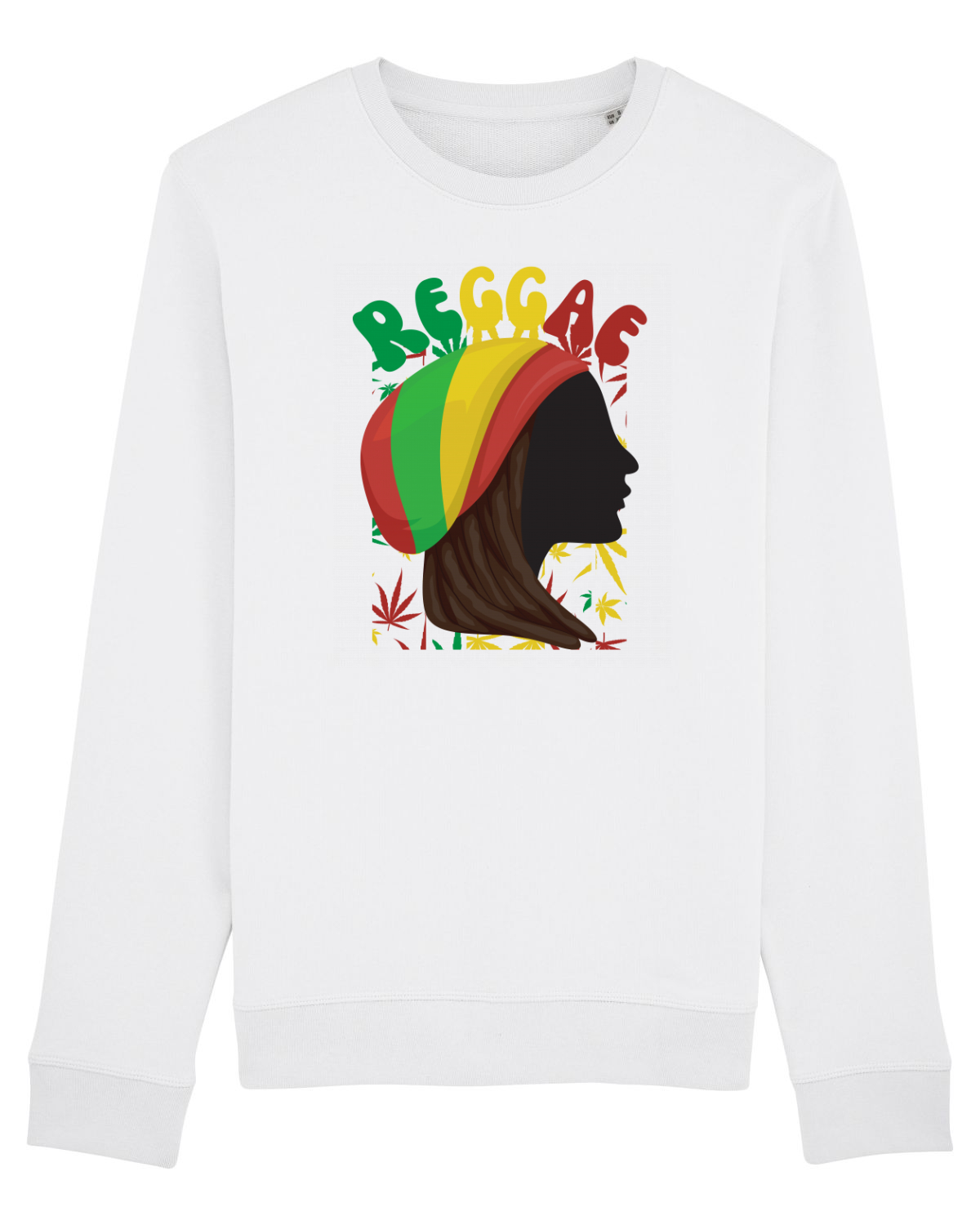 Bluză mânecă lungă Unisex Rise White